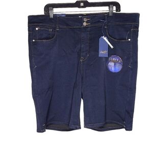 Angels High Rise Curvy Bermuda Shorts